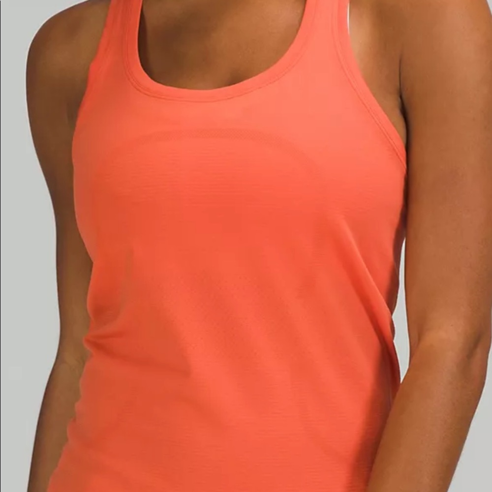 lululemon orange swiftly tech racerback tank top - Size 16 - New with Tags